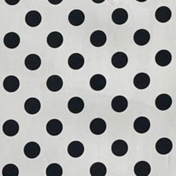 ORGANIC COTTON BLACK POLKA DOTS CRIB SHEET - Picture 6 of 6